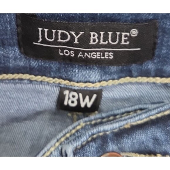 Judy Blue Women's Cropped Jeans Size 18W Stretchy Ankle Skinny Fit Capri JB82274 - Picture 6 of 8